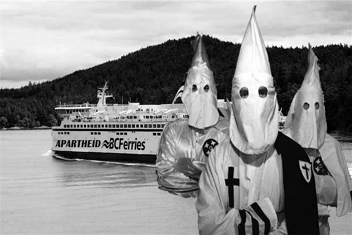 BC Ferries undermines The Canadian Charter of Rights and Freedoms by its Abuse against Minorities