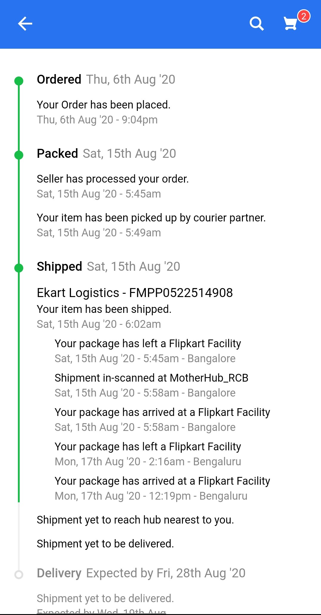 Failed product delivery and ineffective customer support